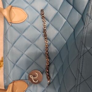 Touchstone Crystal vintage denim blue ice bracelet